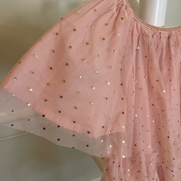 EUC Baby GAP Pink Tulle Tiered Dress - size 5 - Picture 3 of 8
